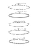 Stainless Steel Bohemian Style Personalized Anklet