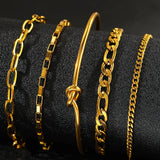 Stainless Steel Bohemian Style Personalized Anklet