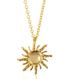 Square Pendants Delicate Stainless Steel Chain Pendant Necklace For Women Necklace