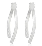 Shiny Zircon Hoop Earrings for Women Trendy Golden Stainless Steel Circle Earring Jewelry Pendientes