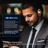 Lenovo Wireless Bluetooth AI Real-time Language Translation Earphones 144 Languages Ear Hanging Headphone Translator For Busine