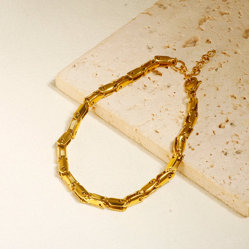 Stainless Steel Bohemian Style Personalized Anklet