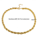 Stainless Steel Heart-shaped Pendant Necklace Metal Waterproof Jewelry For Women