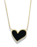 Stainless Steel Vintage Textured Delicate Necklace