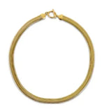 Stainless Steel Vintage Textured Delicate Necklace