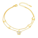 Stainless Steel Bohemian Style Personalized Anklet