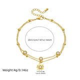 Stainless Steel Bohemian Style Personalized Anklet